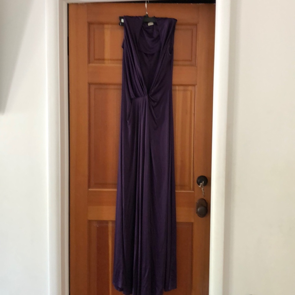 Purple evening dress, never been worn